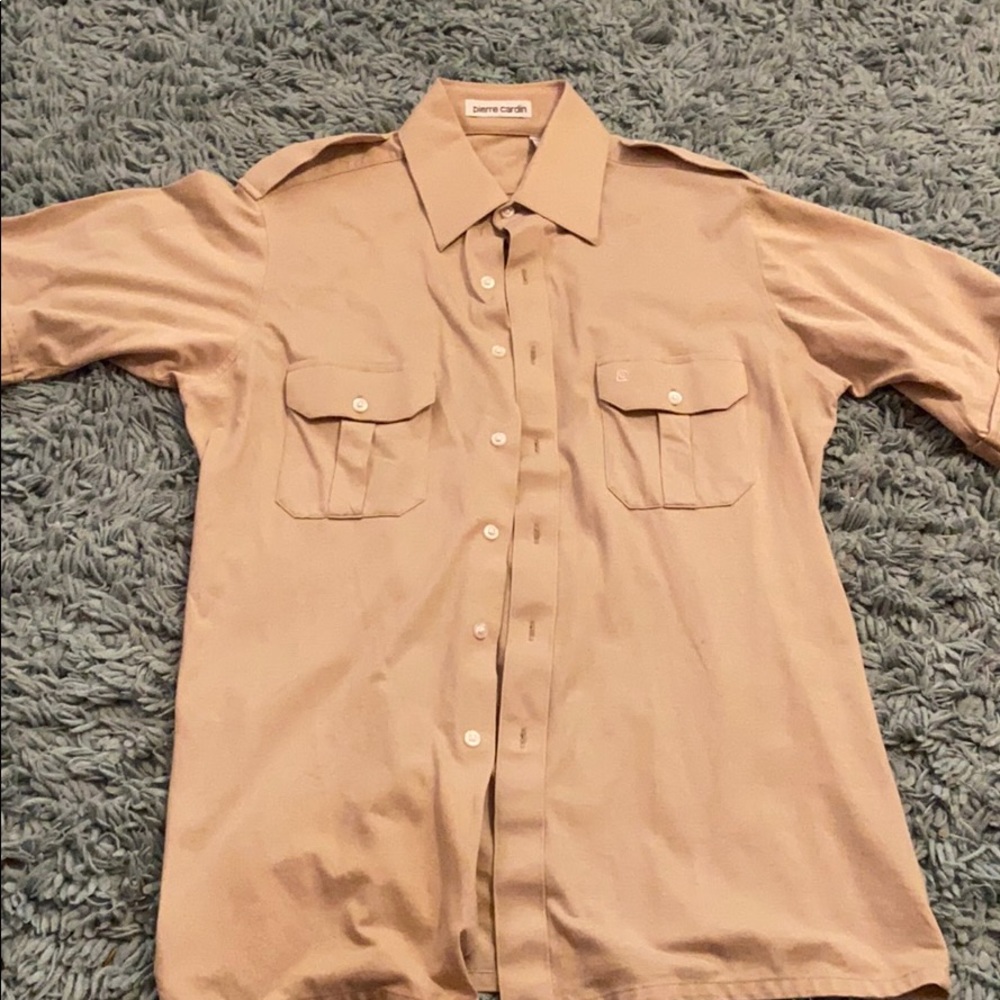 Vintage Pierre Cardin button short sleeved shirt